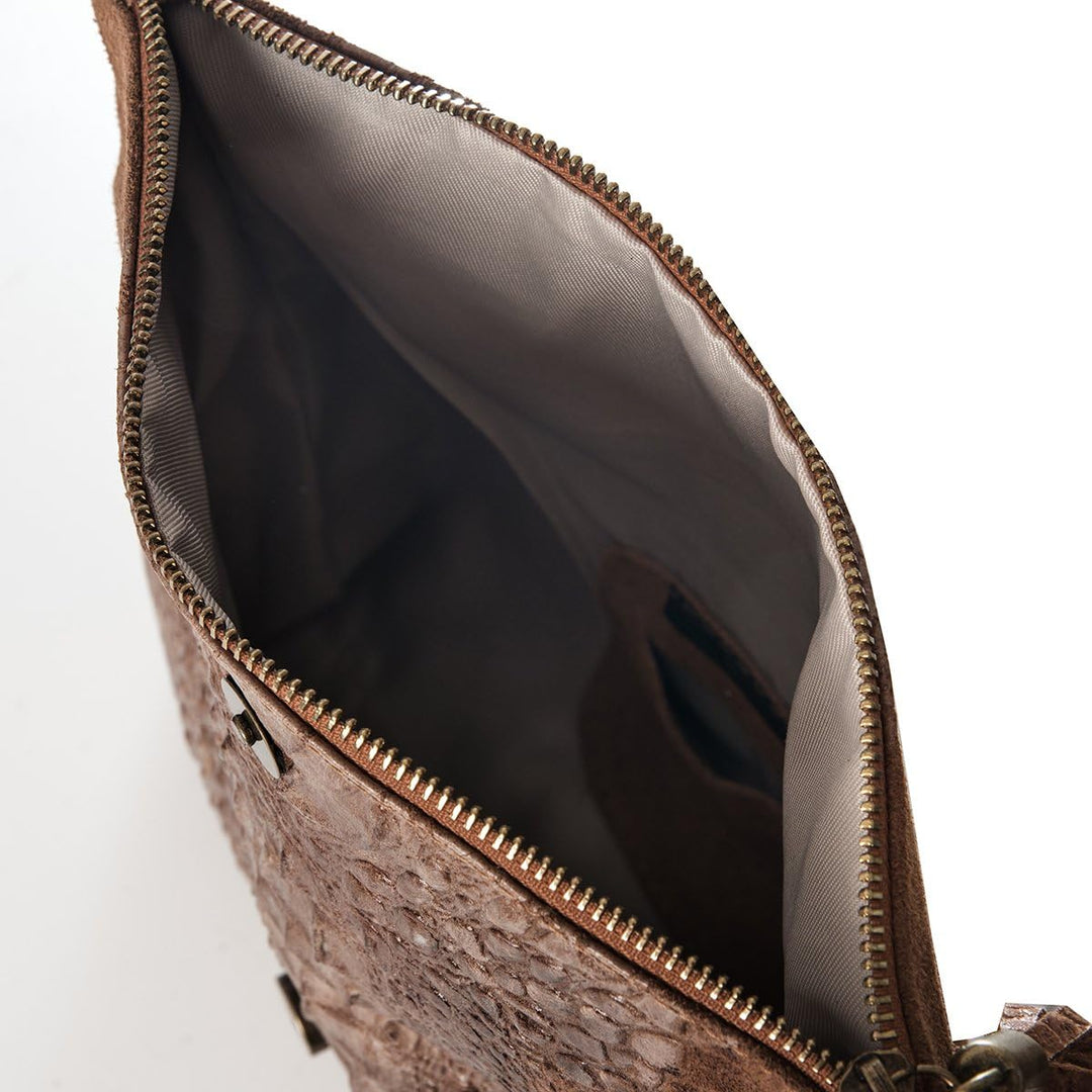 Damen Umhängetasche,Tasche klein, Schultertasche, Cross Body, Leder Clutch echtes Leder, Handtasche