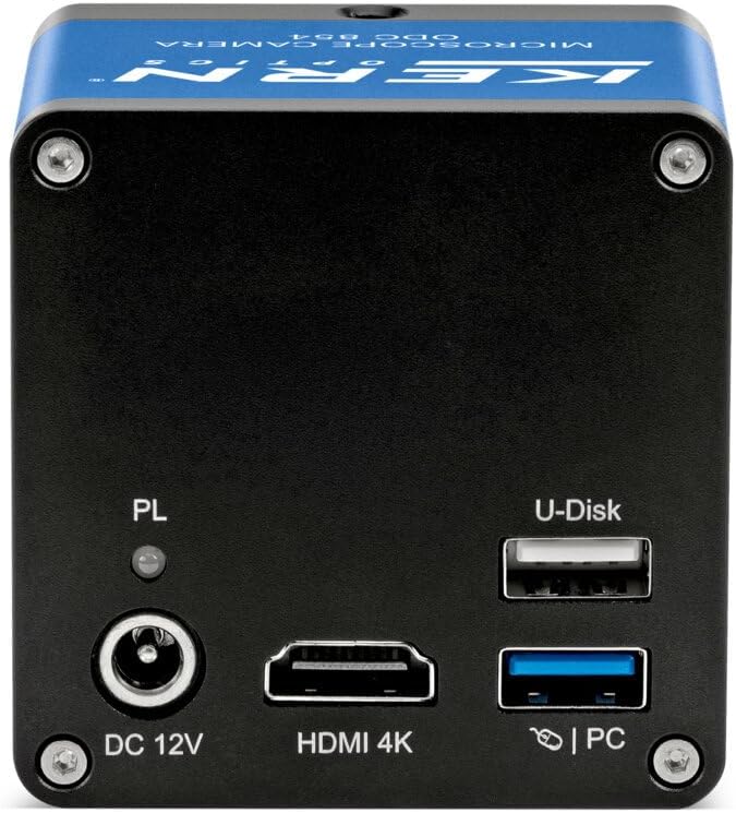 KERN ODC 854 - Mikroskopkamera 4K HDMI USB C-Mount, 4K Auflösung, Sony Sensor, HDMI und USB für Flex