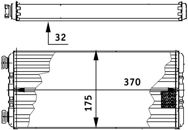 MAHLE AH 131 000P Innenraum-Wärmetauscher BEHR PREMIUM LINE
