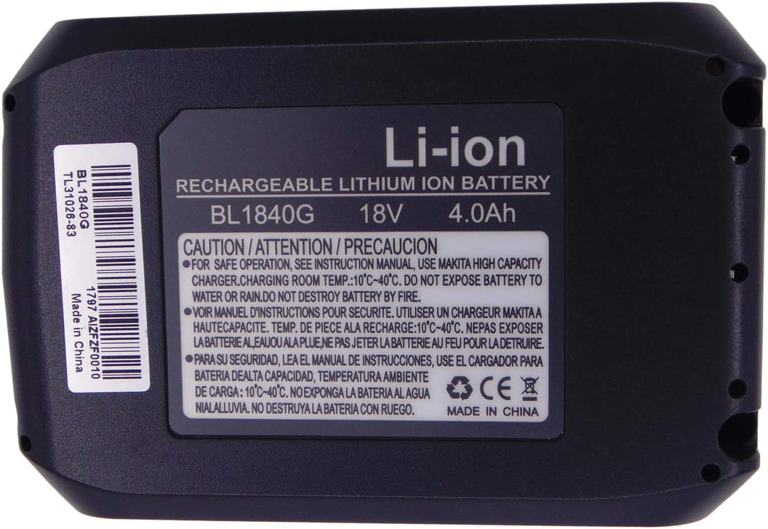 2 x 18V 4,0A Akku BL1813G BL1811G BL1815G BL1820G BL1840G 195608-4 akku für Makita Bohrmaschine HP45