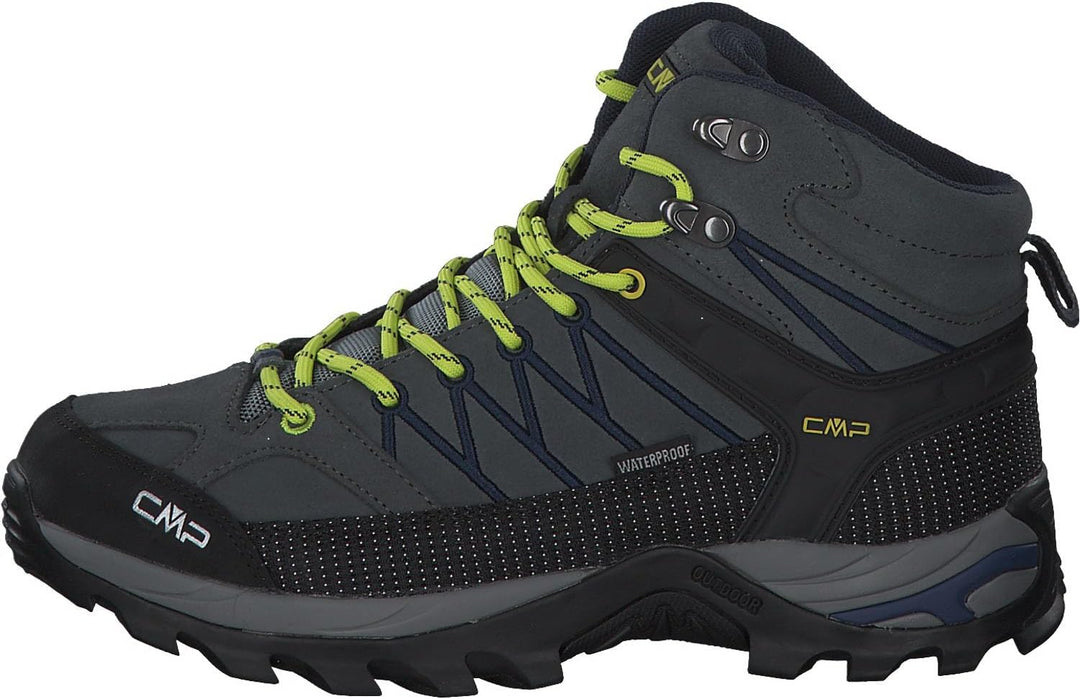 CMP Herren Rigel Mid Shoes Wp Trekking-Schuhe 40 EU Grau Blau Grey B Blue, 40 EU Grau Blau Grey B Bl
