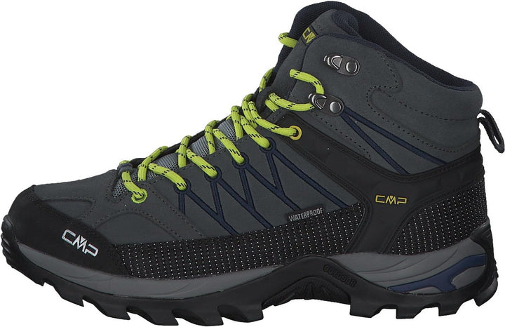CMP Herren Rigel Mid Shoes Wp Trekking-Schuhe 40 EU Grau Blau Grey B Blue, 40 EU Grau Blau Grey B Bl