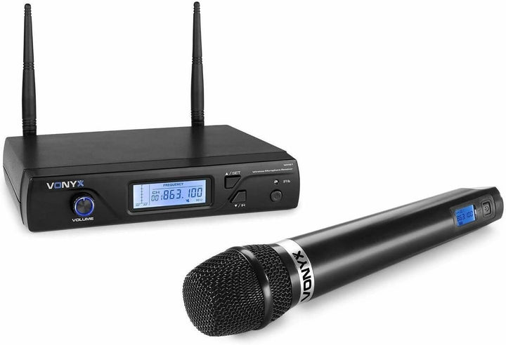VONYX WM61 kabelloses Mikrofon und Empfänger - 16 UHF-Kanäle
