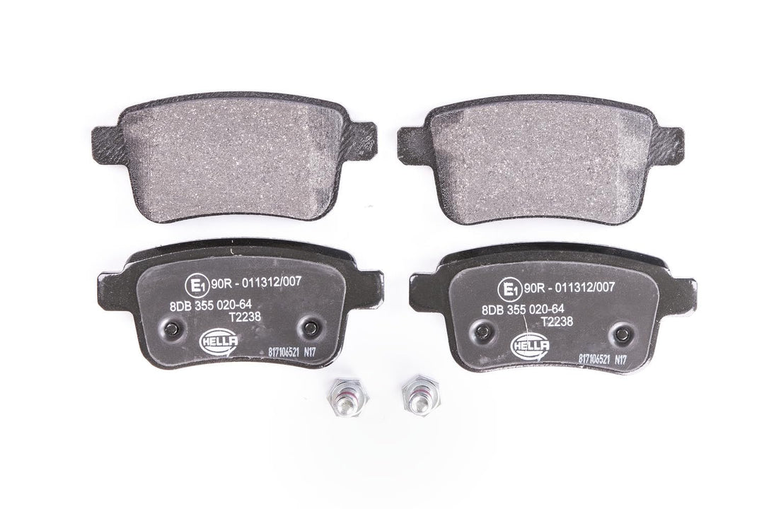 HELLA PAGID 8DB 355 020-641 Bremsbelagsatz - T2238 - Dicke/Stärke: 16mm - Bremssystem: TRW - nicht f