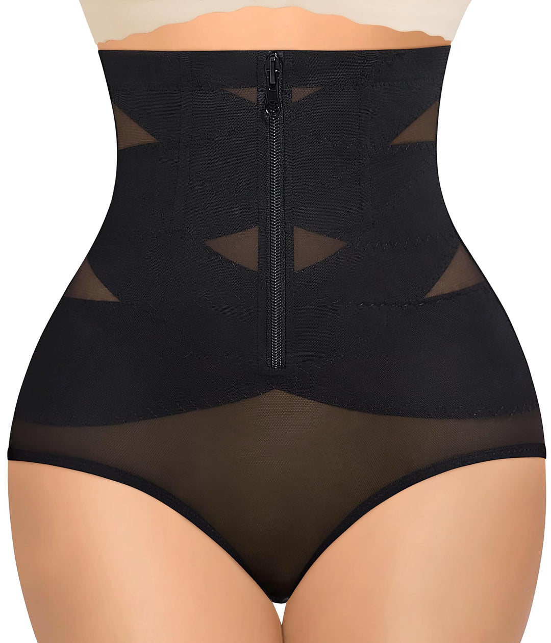 KUMAYES Damen Shapewear Bauchweg Unterhose Hoher Taille Nahtlose Miederhose Unterwäsche Bauchkontrol