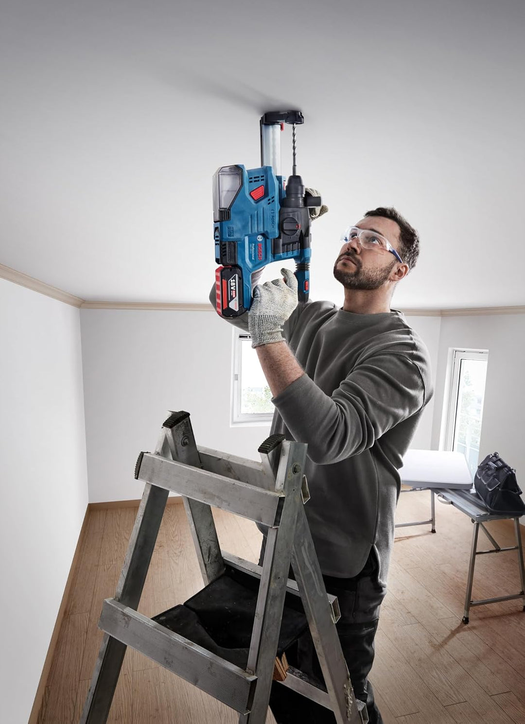 Bosch Professional: Staubabsaugung für Hammer GDE 12 (SDS plus, HEPA-Filter, für GBH 185-LI)