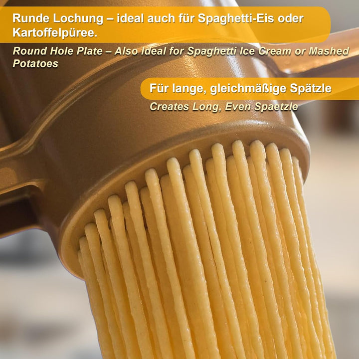 Goldspatz Spätzlepresse für runde Spätzle - Art.-Nr. 2190
