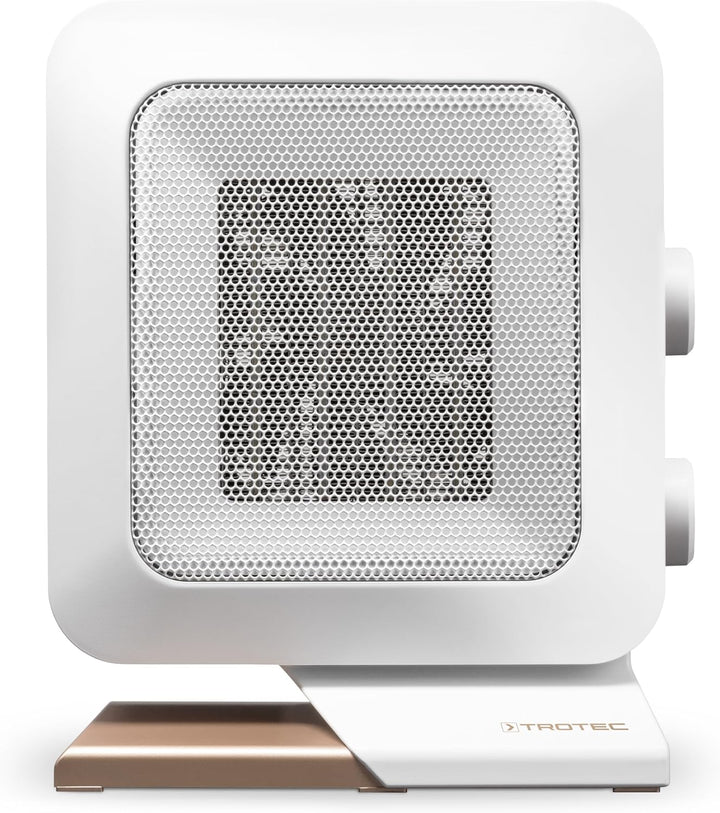 TROTEC Keramik Heizlüfter TFC 14 E – Heizleistung 700 W / 1400 W – Elektroheizung mit Thermostat, Ra