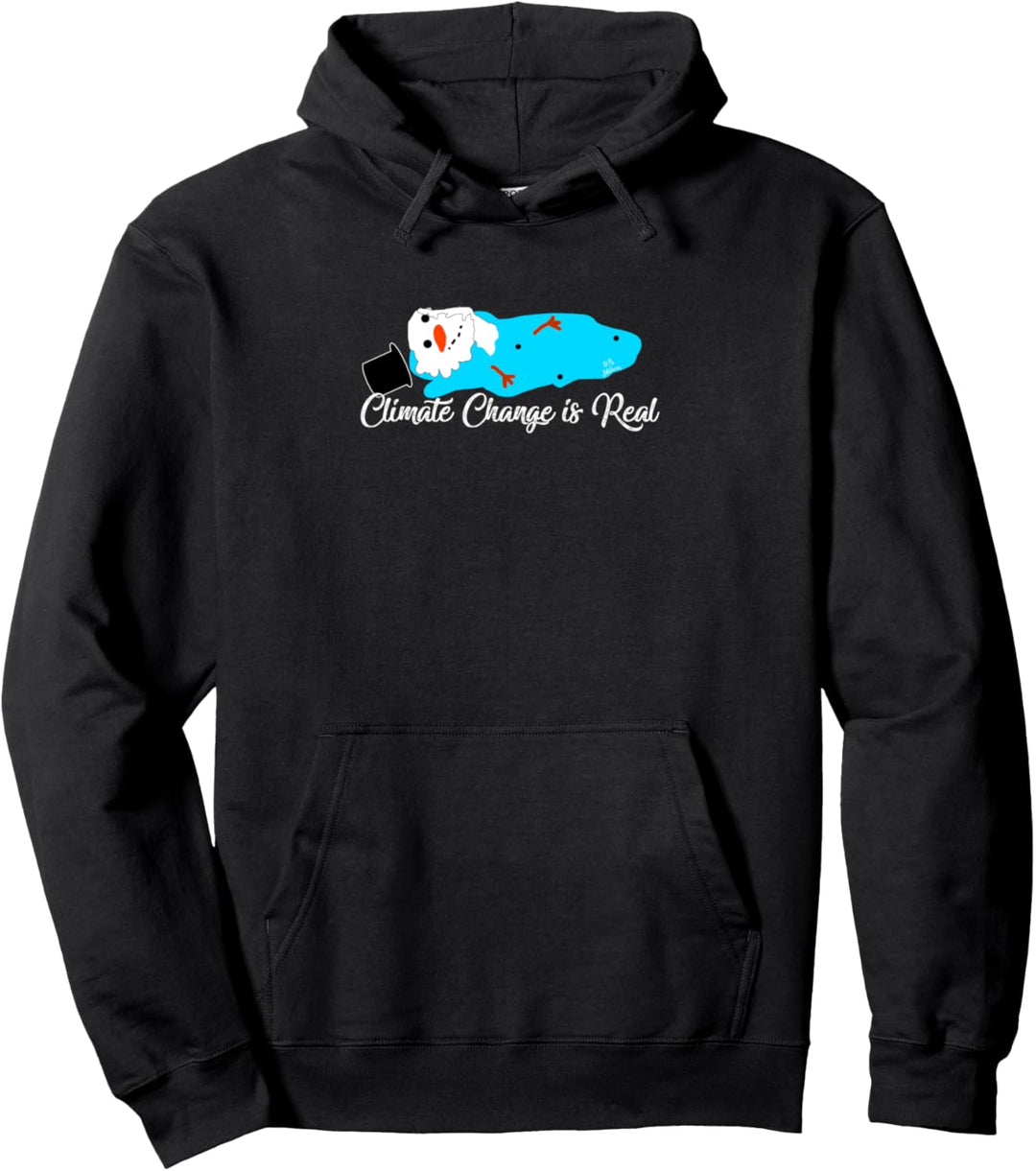 Weihnachten hässlicher Pullover Look Klimawechsel Schneemann Pullover Hoodie