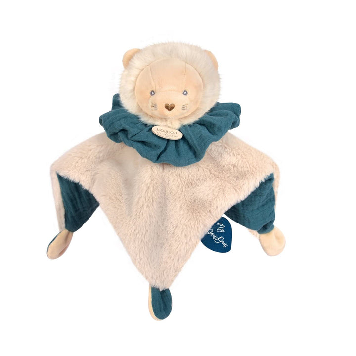 Doudou et Compagnie - DC3931 Kuscheltier Löwe, Kugel, Braun, 25 cm Grün Löwe, Grün Löwe