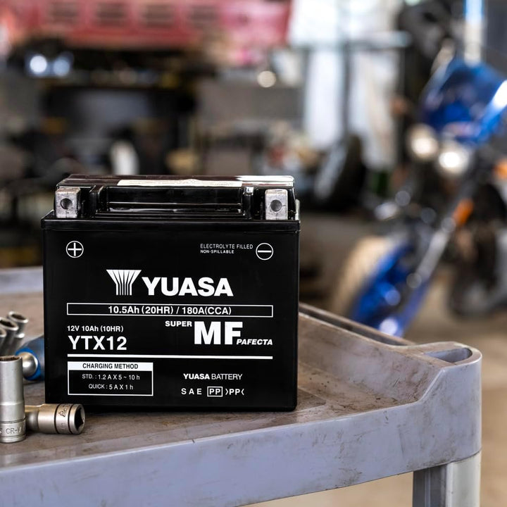 Yuasa YTX12-BS (WC) wartungsfreie Batterie