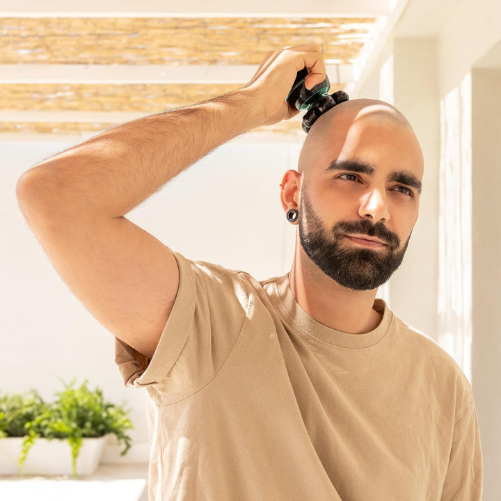 Cecotec Rasierer Bamba PrecisionCare Skull Shaver für den Kopf, extragrosser Kopf, 7 schwebende Klin