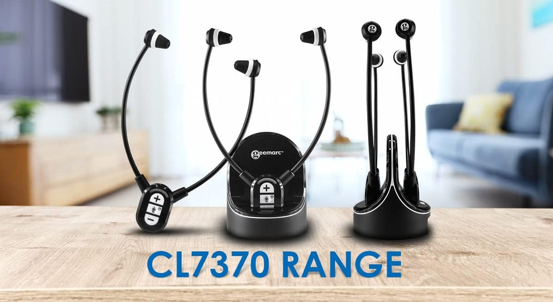 Geemarc CL7370 AD - Zusätzliche Kopfhörer der CL7370-Serie (CL7370 / CL7370 Opti) - Verstärkte Kopfh