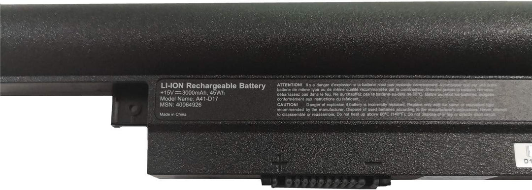 HUBEI A41-D17 40064926 Ersatz Laptop Akku für Medion Akoya E7415 E7415T E7419 E7416 P7647 P7643 E742