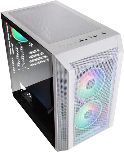 KOLINK Citadel Mesh Micro-ATX RGB Gehäuse, Computergehäuse, PC Hülle, Glasgehäuse, PC Case, PC Gehäu