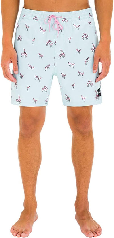Hurley Herren Cannonball Volley 17' Board-Shorts M Blaugrün Gefärbt 2, M Blaugrün Gefärbt 2