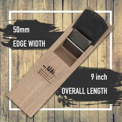 SUIZAN Japanisch Handhobel Kanna 50mm Hand Plane Holzhobel Blockhobel für Holzwerkzeuge, 50mm