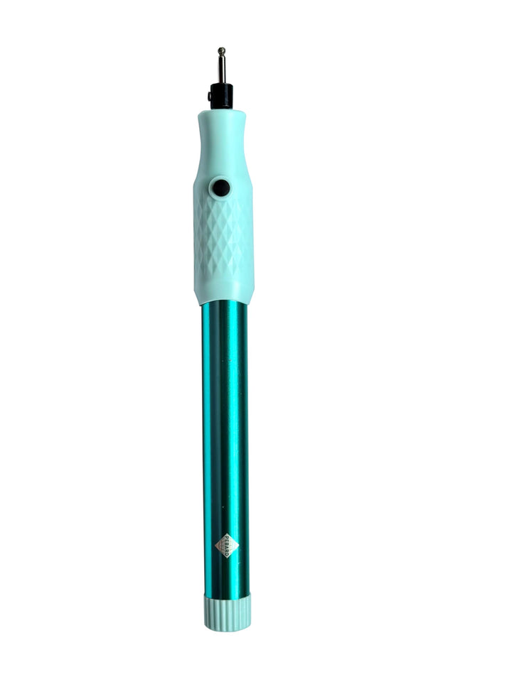 Pebaro 0351P Batteriebetriebener Gravurstift: kabelloses arbeiten, 3 Aufsätze; Basteln, Gravieren, V