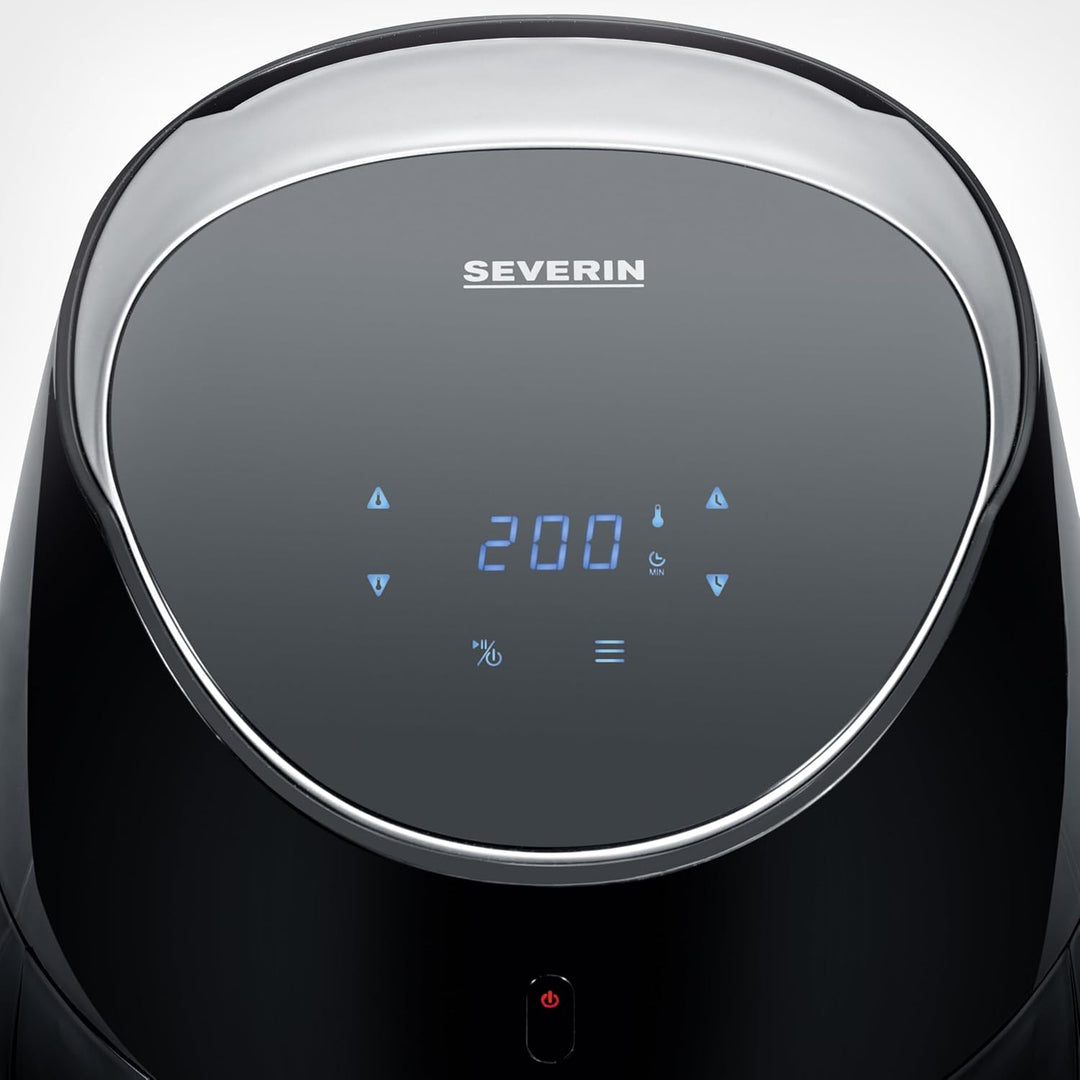 SEVERIN FR 2445 XXL-Heissluftfritteuse (2.000 W, 5 L Kapazität, 1.500 g Frittiermenge), 5 Liter