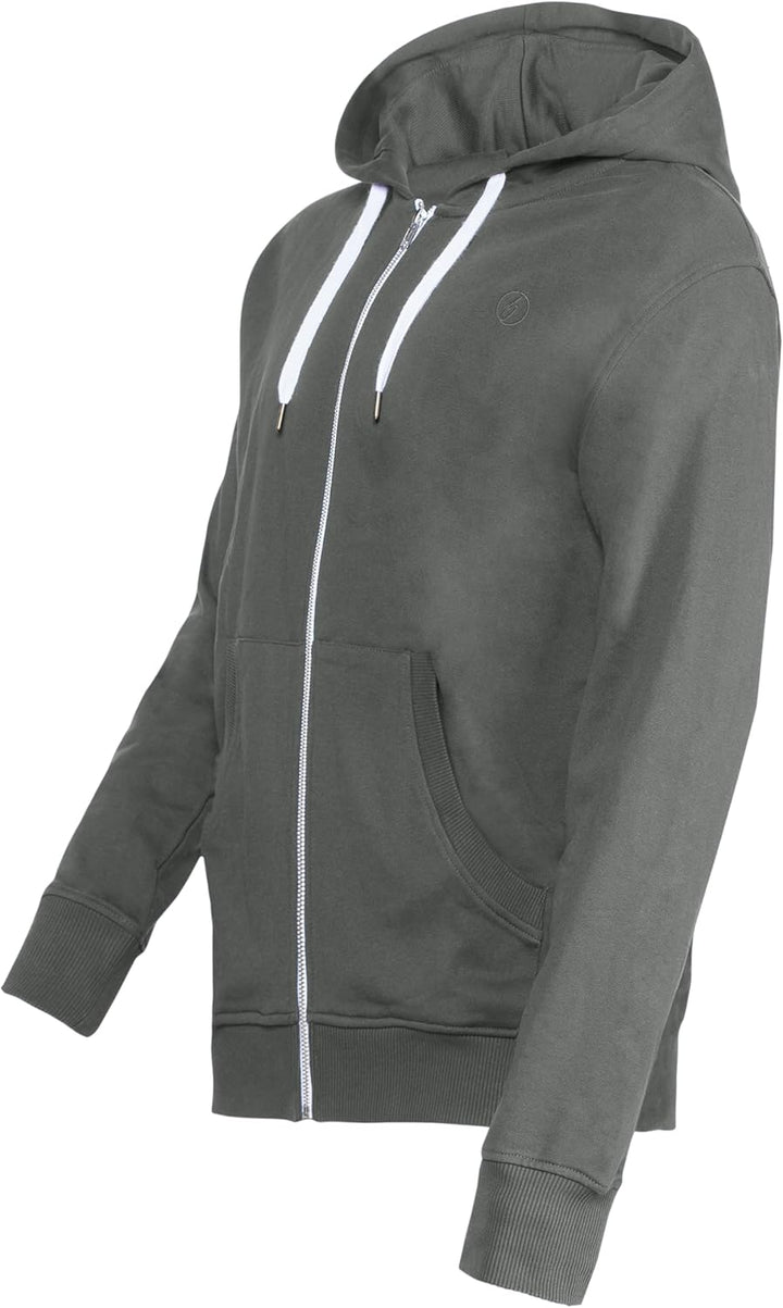 Herren Hoody | Reine Bio Baumwolle | GOTS Zertifiziert S Dunkelgrau, S Dunkelgrau