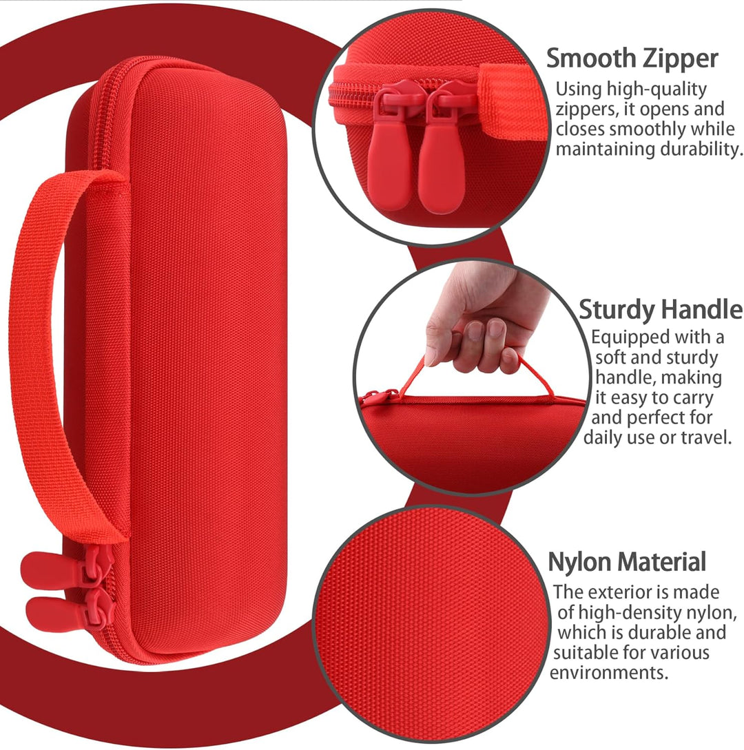 co2CREA Tasche für JBL Grip Kompakter Bluetooth Lautsprecher Hülle Case Etui Tragetasche Rot, Rot