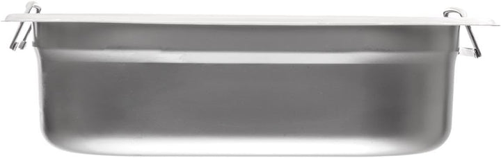 Allpax GN Behälter 1/2 Edelstahl - Höhe 100 mm - mit Griffe - lebensmittelechter & hitzebeständiger