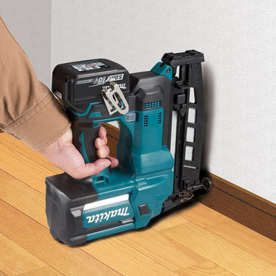 Makita DBN600Z Akku-Stauchkopfnagler 64 mm 18 V (ohne Akku, ohne Ladegerät) Single Akku-Staubsauger,