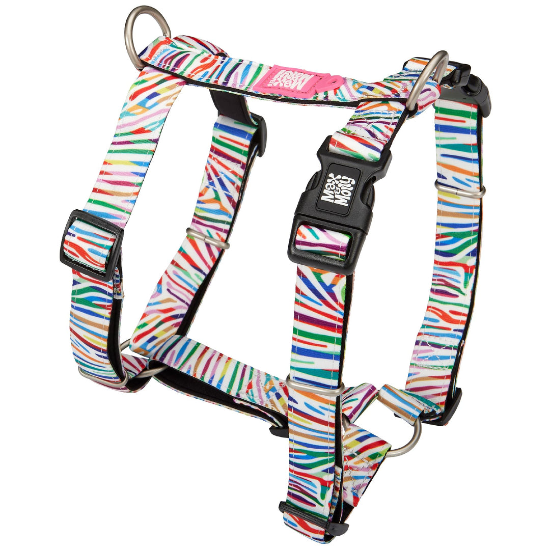 Max &amp; Molly Magic Zebra Hundegeschirr, extra klein Zebra Grösse XS, Zebra Extra Small