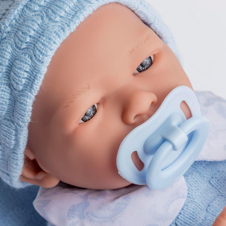 jc toys - „Newborn“-Babypuppe, blau (18054), Blau