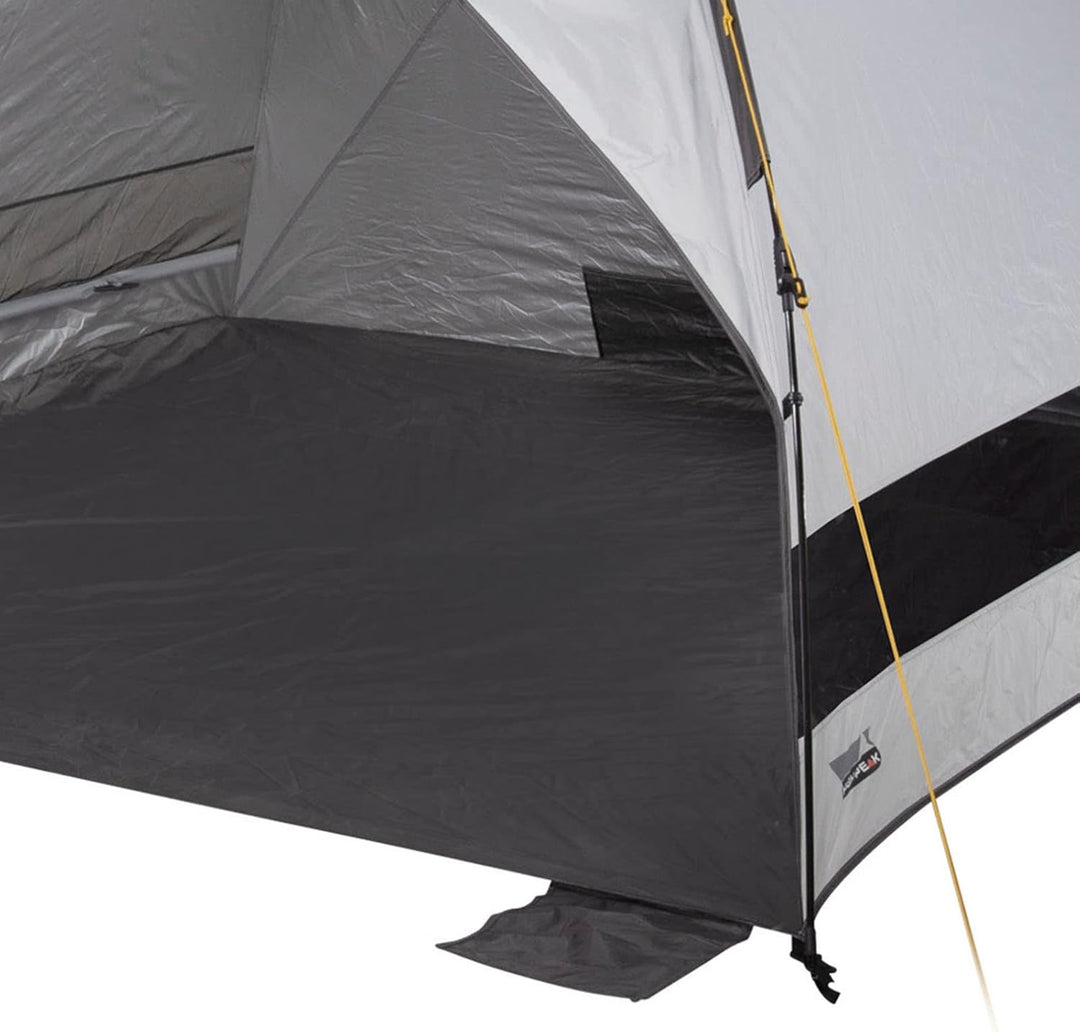 High Peak Calida 80 Strandmuschel grau 2022 Terrassenüberdachung