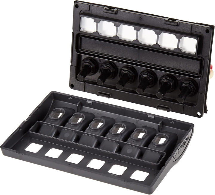 Blue Sea Systems WeatherDeck Wasserdicht Panels 6 Pos., nur Schalter, 6 Pos., nur Schalter