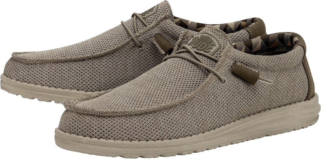 Hey Dude Herren Wally Sox Moc Toe Shoes 37 EU Beige, 37 EU Beige