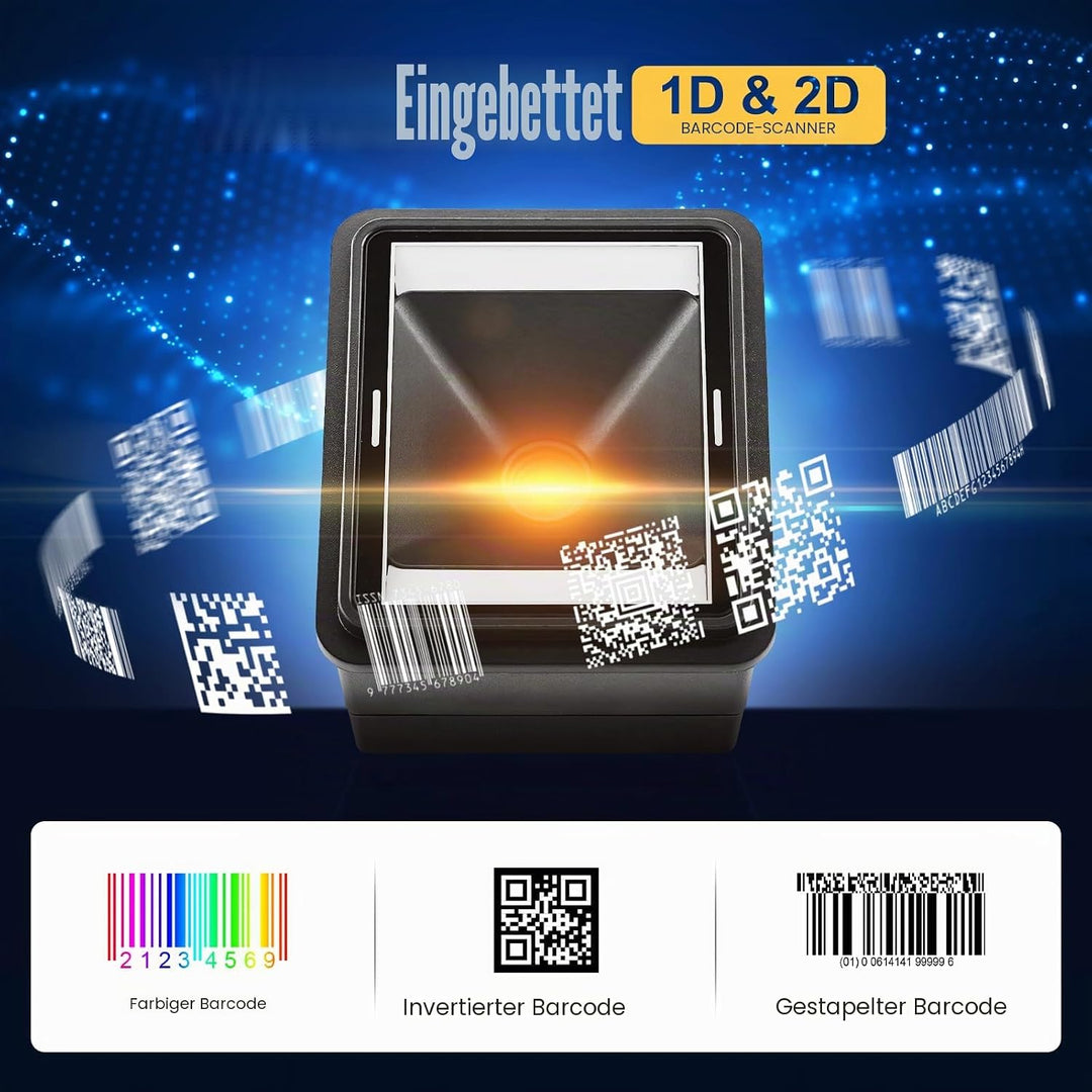 NETUM NT-EM61 Eingebautes Barcode-Scanner-Modul, 1D/2D QR-Code Leser, Industrieller Festeinbau, USB