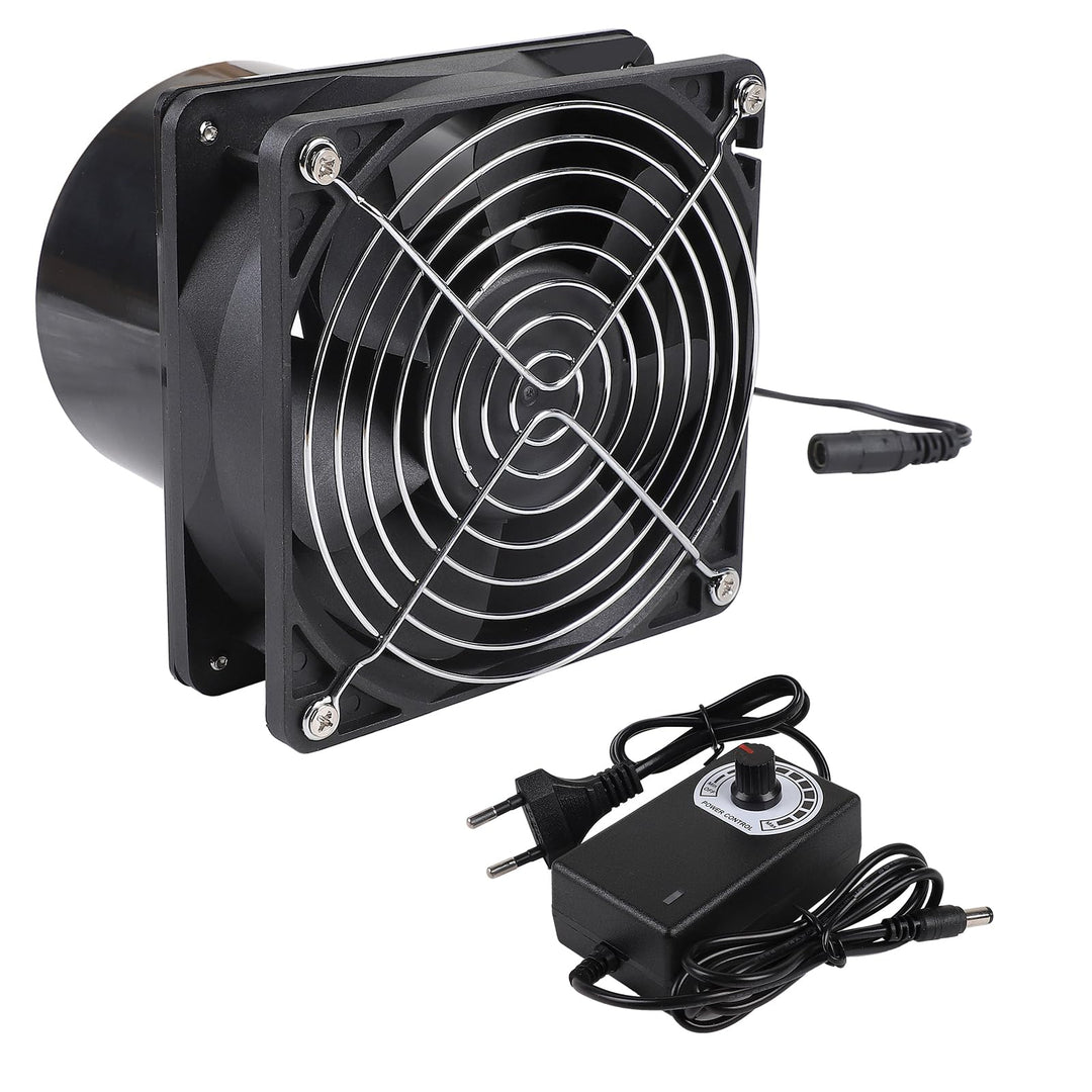 CPROSP Abluftventilator 100mm mit Geschwindigkeitsregler, Rohrventilator, Rauchabzug Ventilator mit
