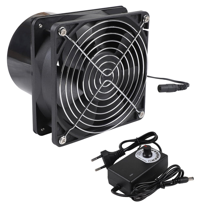 CPROSP Abluftventilator 100mm mit Geschwindigkeitsregler, Rohrventilator, Rauchabzug Ventilator mit