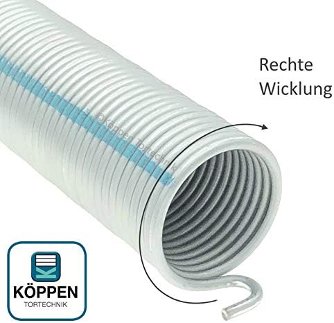 Garagentor-Feder, Feder, Silber, passend zu Hörmann Sektionaltor Torsionsfeder L700/R703, R703