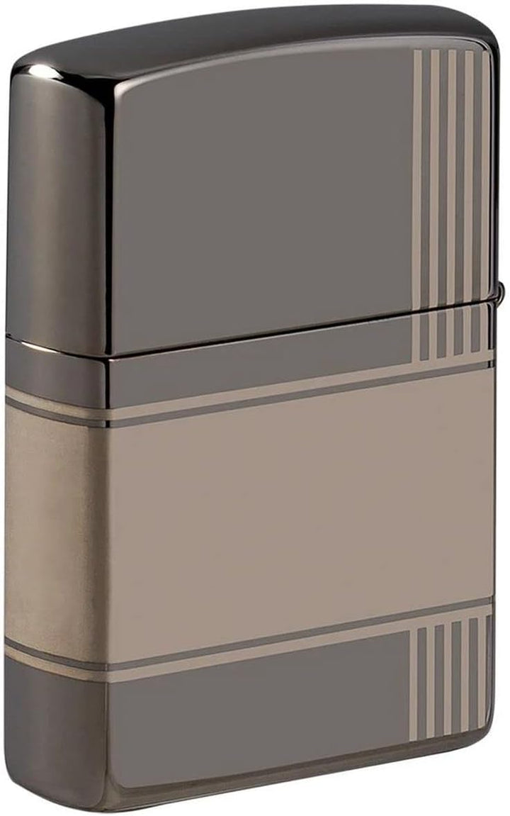 ZIPPO – Sturmfeuerzeug, James Bond™ 007 Bullet Hole, 360° Laser Engraved, Black Ice, nachfüllbar, in