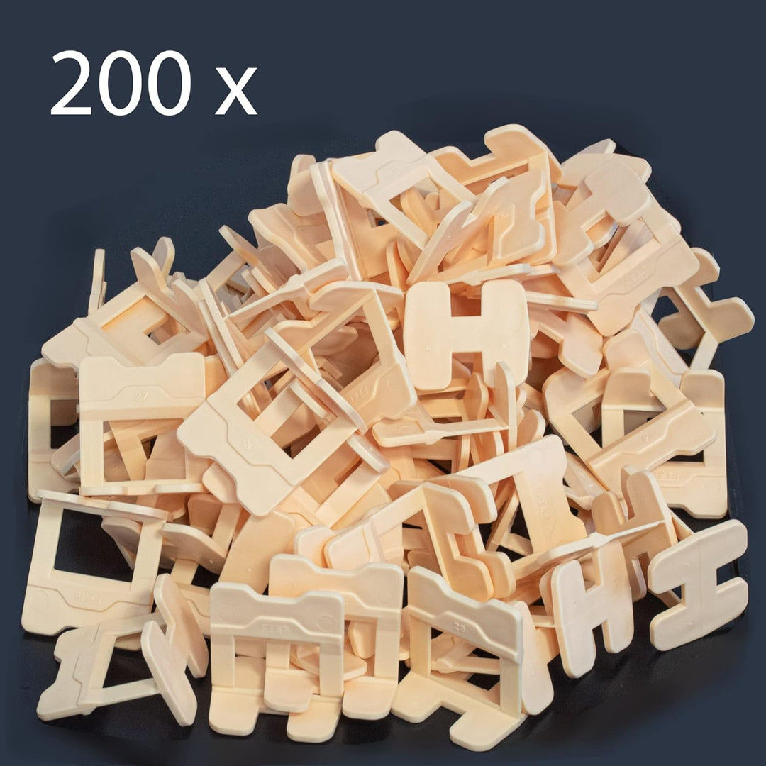 Kronen Hansa Zuglaschen für Nivelliersystem (Verlegehilfe und Abstandshalter zum Fliesenlegen, 200 S