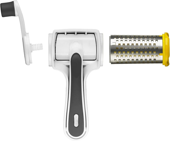 ZYLISS Classic Käsereibe E900010 mit Edelstahl-Feintrommel für müheloses Reiben von Hartkäse, Schoko