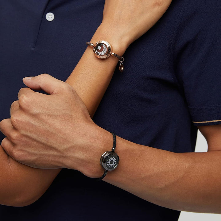 TOTWOO Einzelnes Armband für Paare – Vibration, Leuchten, Touchfunktion – Bluetooth-Paarung für Fern