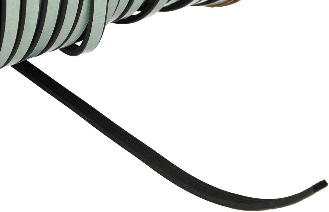KOTARBAU Dichtungsband Für Türen Fenster D 14 x 12 mm 10 m Schwarz Türdichtung Dichtungsstreifen Fen