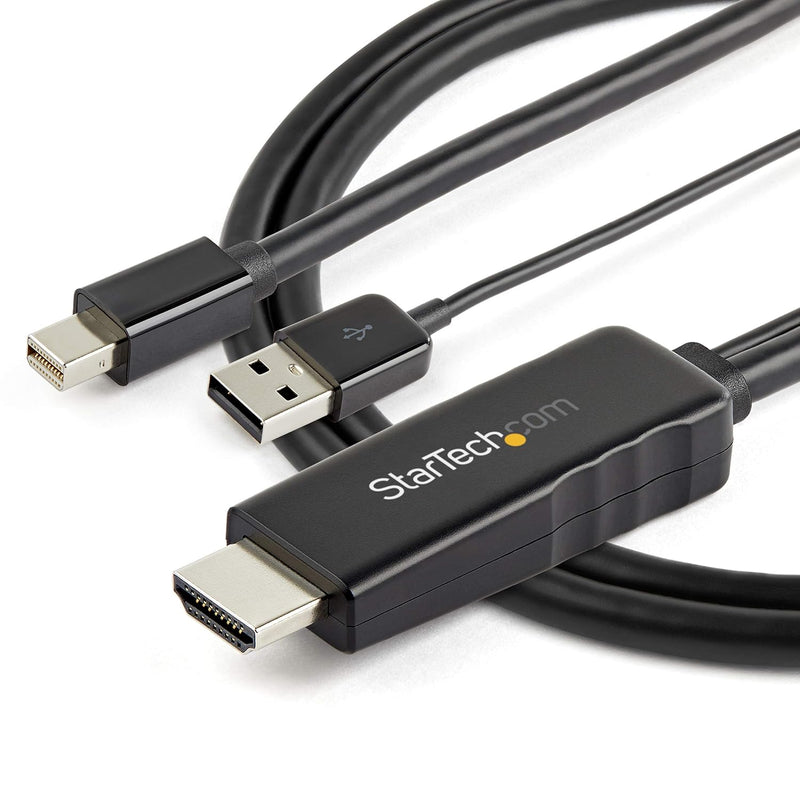 StarTech.com HDMI auf Mini DisplayPort Kabel (1m, 4K 30Hz, USB-powered, Mac und Windows, aktiver Ada