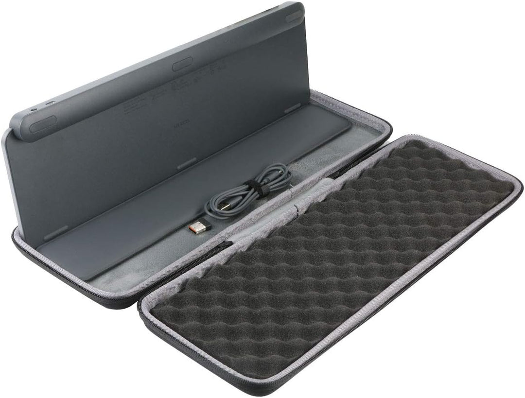co2CREA case Harte reiseschutzhülle Etui Tasche für Logitech MX Keys/MX Keys S/MX Keys Plus Fortschr
