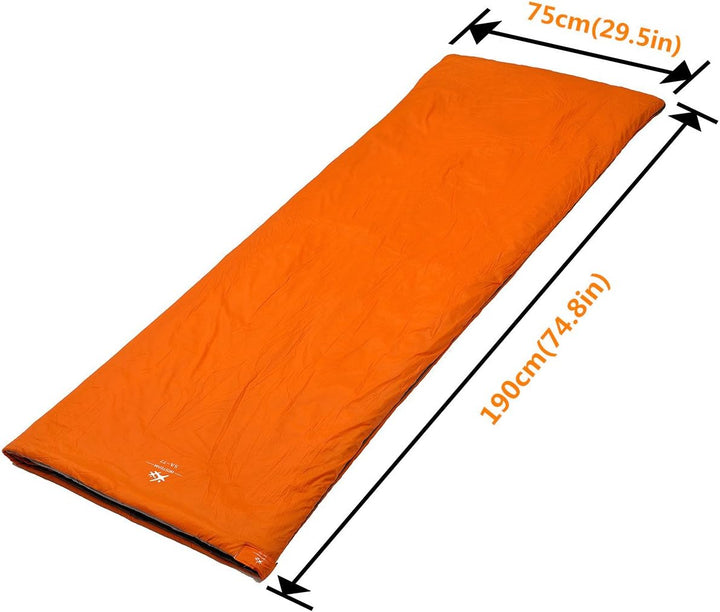 Agemore Schlafsack Leichte 3 Saison Schlafsack Hülse Form Mit Kapuze für Camping Wandern Trekking Li