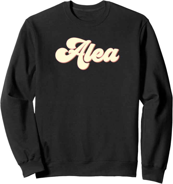 Alea Retro Vintage Vornamen Namen Sweatshirt
