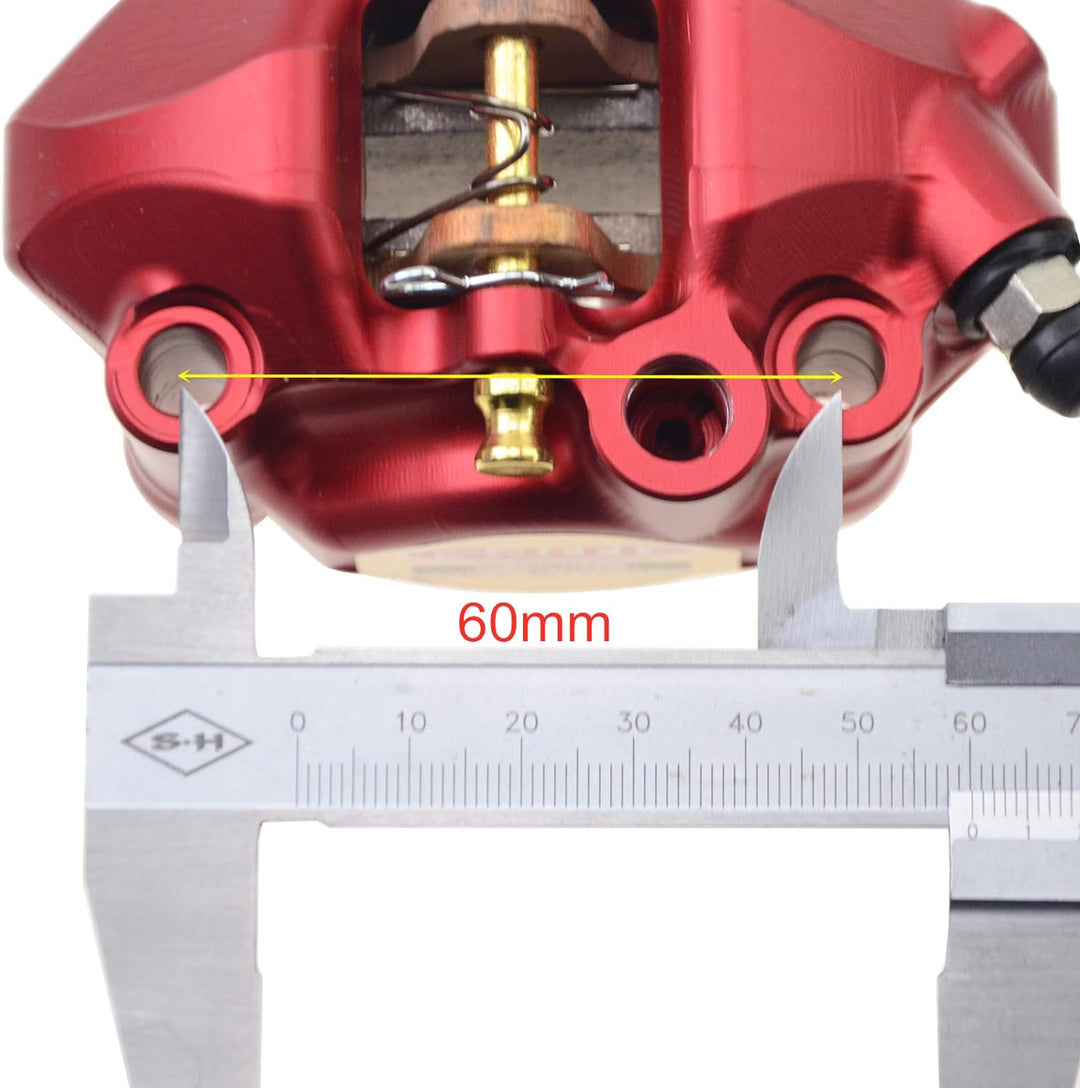 GOOFITMotorrad Hinterradbremssattel GP Crab Scheibenbremssattel Aluminium Adapter Ersatz für Pocketb