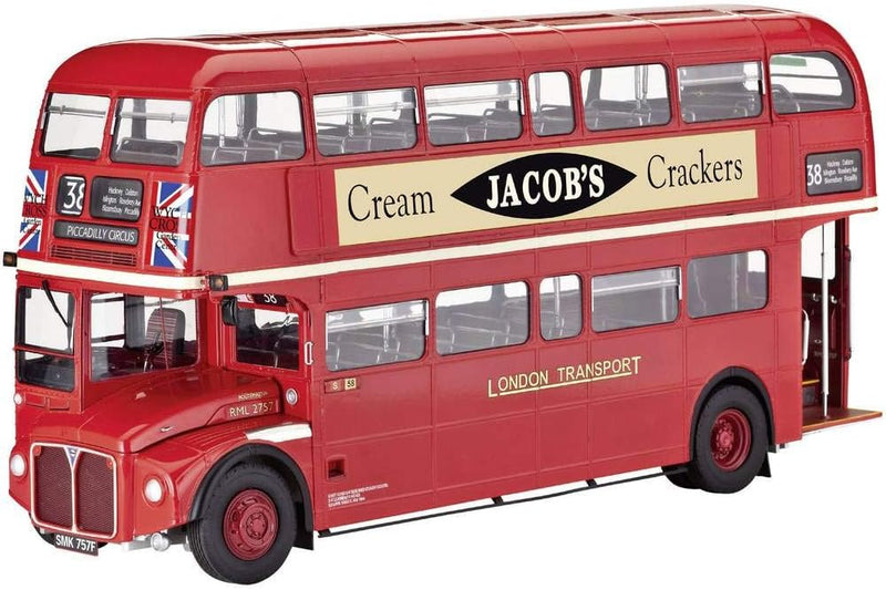 Revell RV07651 Modellbausatz Bus 1:24 - Doppeldecker London Bus im Massstab 1:24, Level 5, originalg
