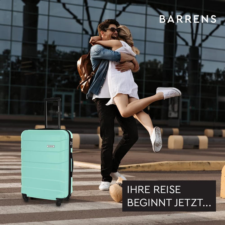 BARRENS Mittel Koffer | Aufgabegepäck | 66x46x26 cm | 60 L | Hochschlagfestes ABS-Material | Chiffri