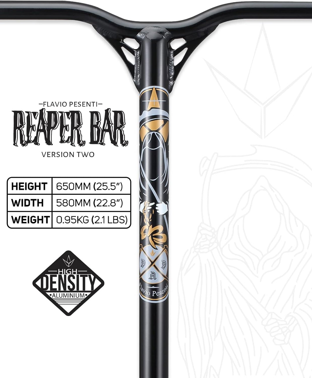 BLUNT Reaper V2 ALU Stunt-Scooter Bar 58x65cm schwarz