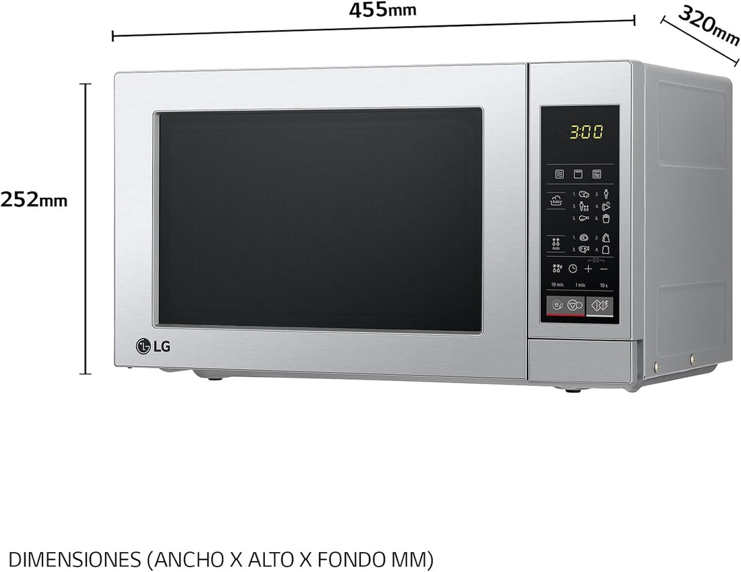 LG MH6044V Mikrowelle mit Grill, 20 Liter, 700 W,